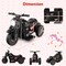 6v Kids Electric Ride On Motorcycle With Bubble Maker And Music